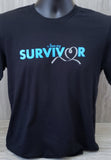 Unisex I Love My Survivor Tee - Blue