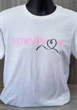 Unisex I am a Survivor Tee - Pink